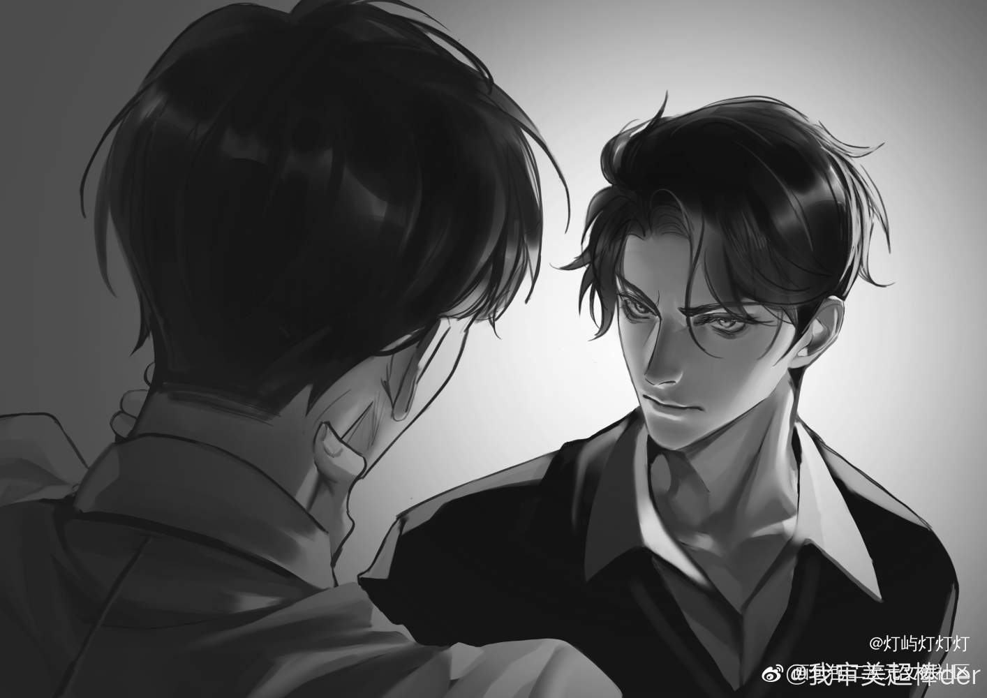 收拾一下汪雨冬_职业替身188男团晏明修绘画作品