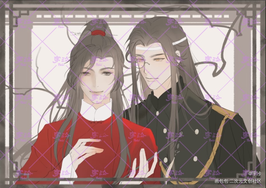 《昔言》【欠君一语】色稿_魔道祖师忘羡绘画作品