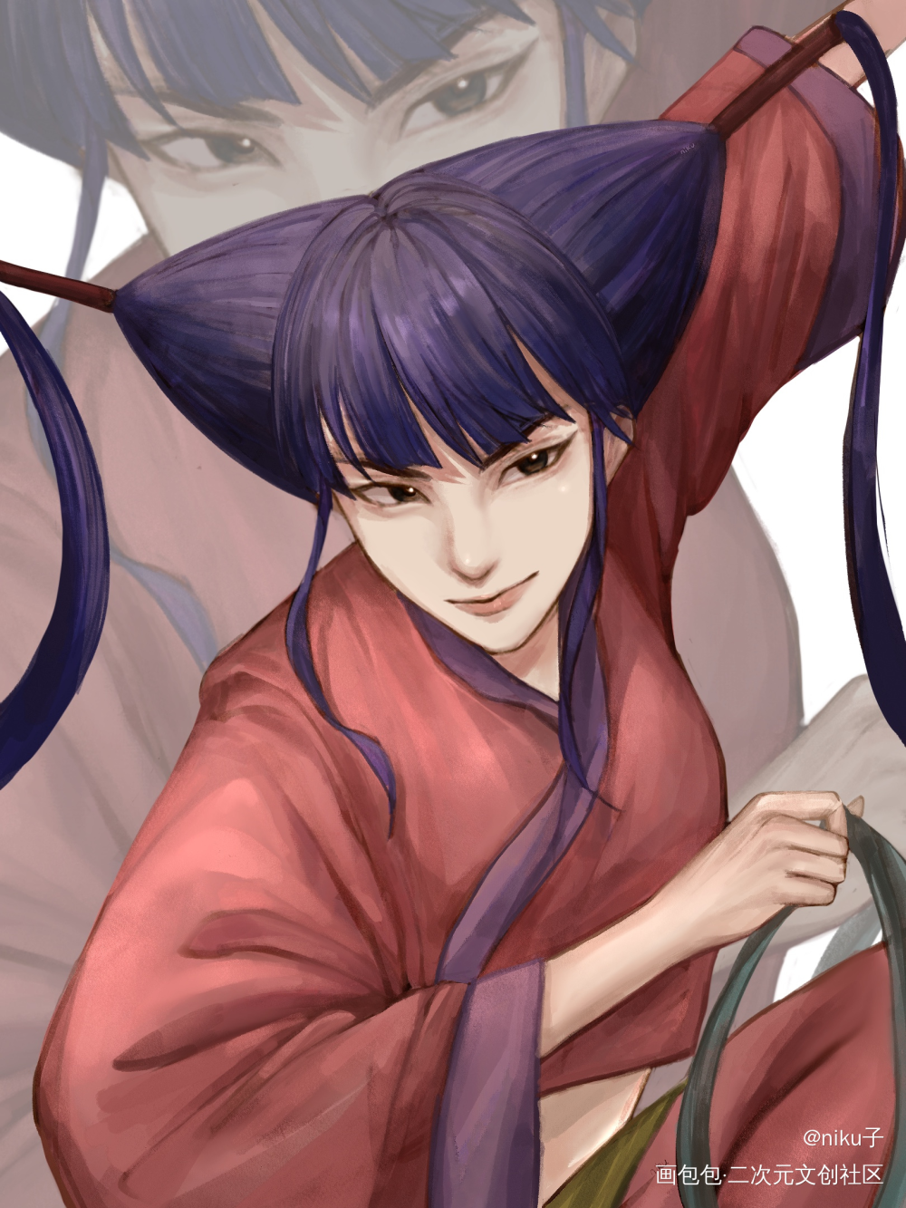 花小兰。_中华小子同人procreate绘画绘画作品