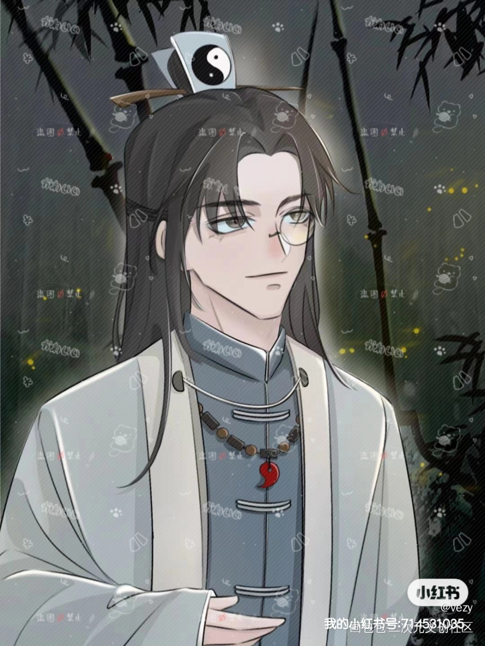 古风添望_某某绘画作品