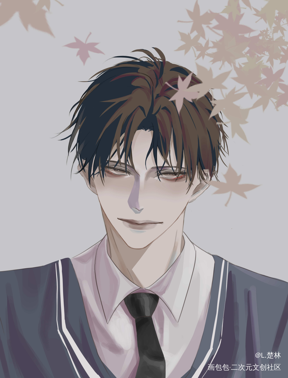 _附加遗产188男团洛羿绘画作品