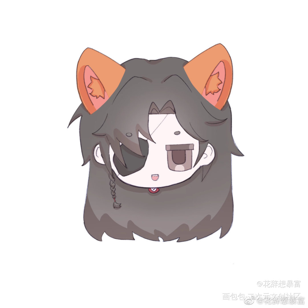 狐狐花_天官赐福花怜墨香铜臭绘画作品
