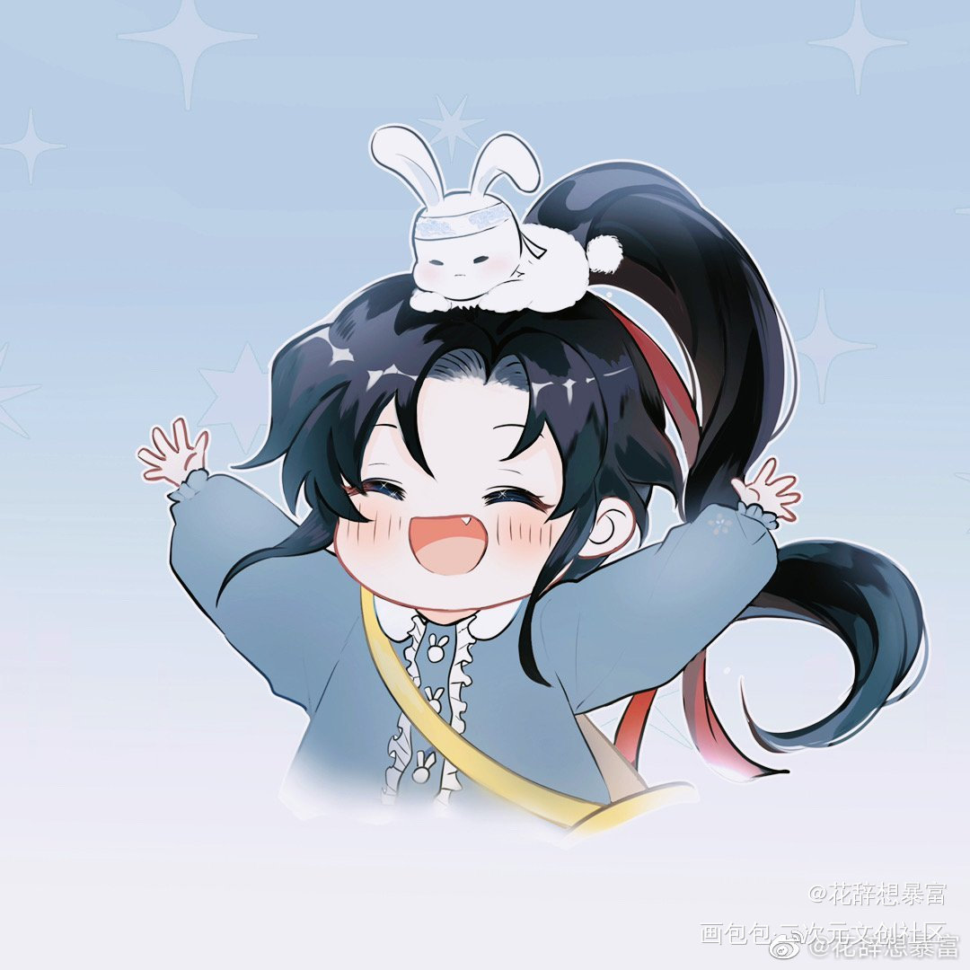 你的小羡突然出现！_魔道祖师忘羡墨香铜臭绘画作品