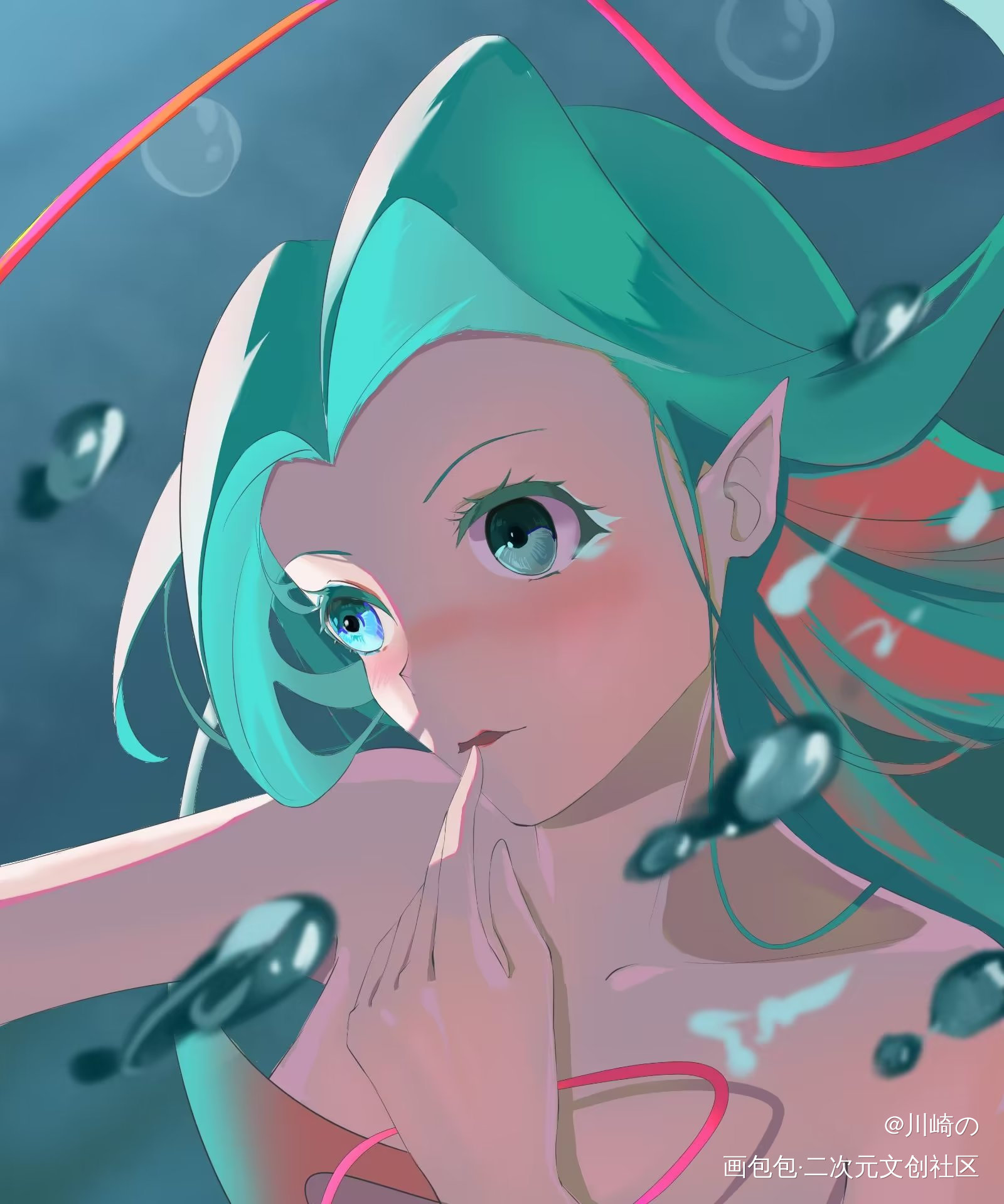 最近的摸🐟_求约求赞求点赞插画绘画作品