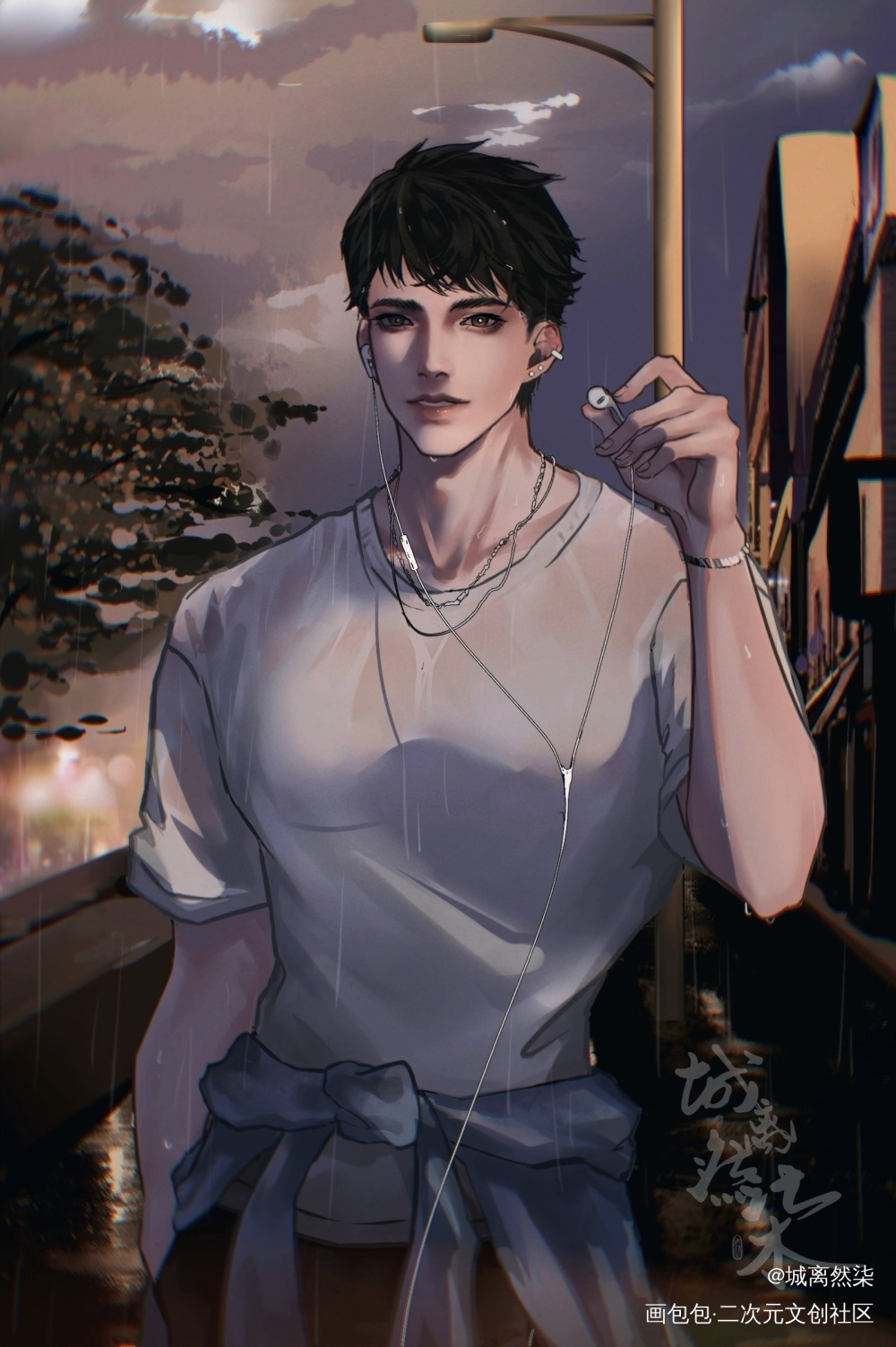 周翔10.20生日快乐_职业替身188男团晏周周翔绘画作品