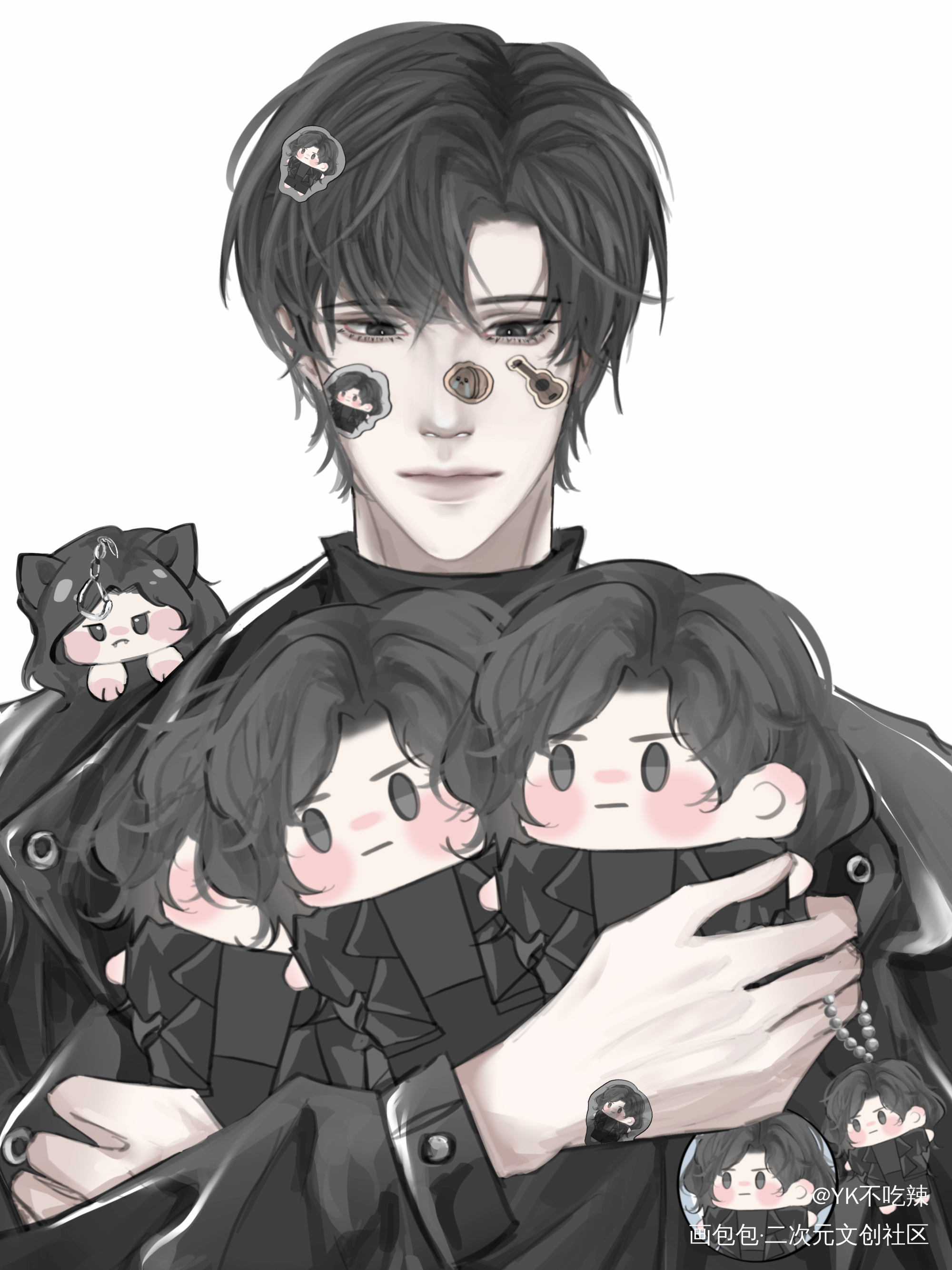 何·宋居寒粉头子·故_一醉经年188男团寒故板绘涂绘画作品