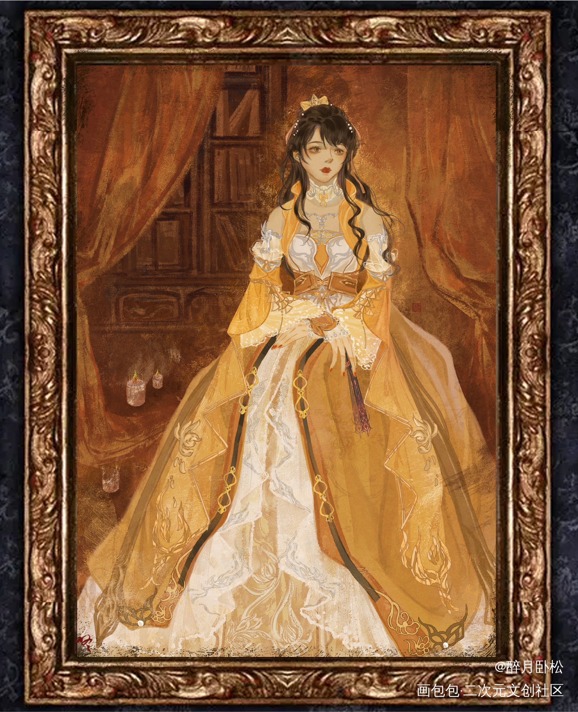 西湖贝儿公主👸_剑网3藏剑同人绘画作品