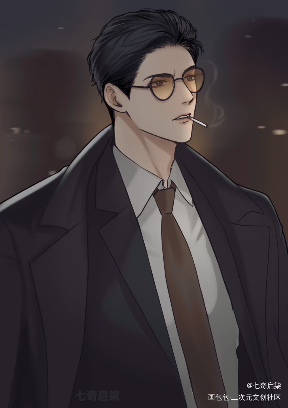 眼镜群_188男团群秀邵群绘画作品