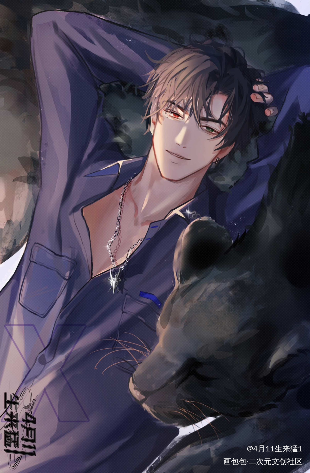 来点真panther_光与夜之恋萧逸我要上首推光与夜之恋萧逸绘画作品