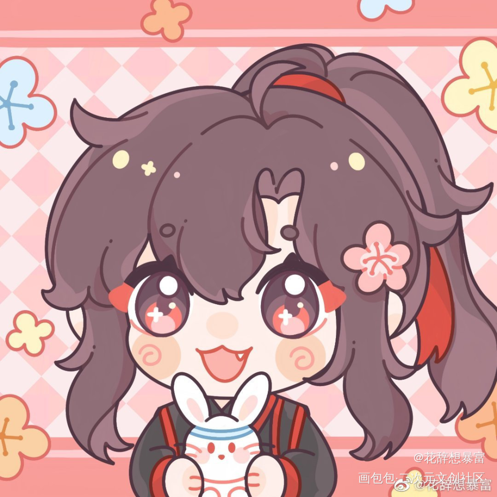 花花羡_魔道祖师忘羡墨香铜臭绘画作品