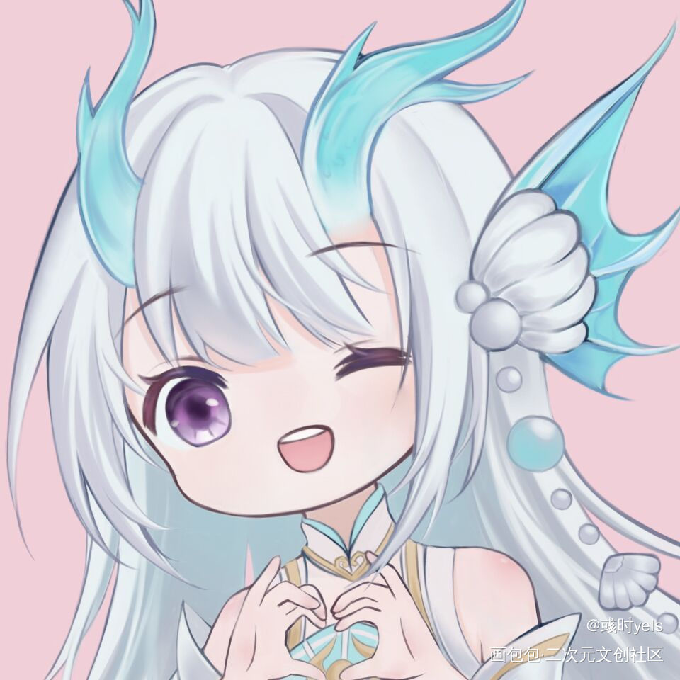 曜施贴贴，笔芯～_王者荣耀曜施头像绘画绘画作品