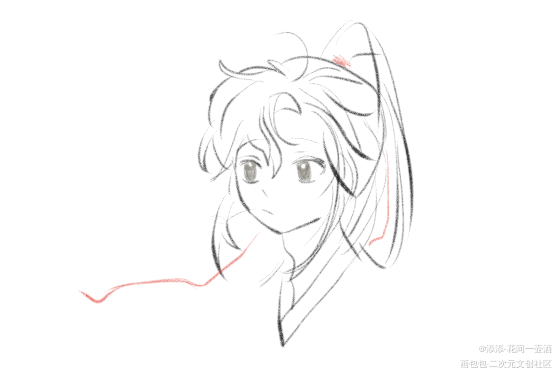 临摹少年羡_魔道祖师忘羡魏无羡临摹绘画作品