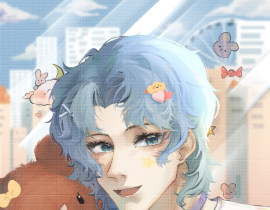 老公，帮我打他_绘画作品
