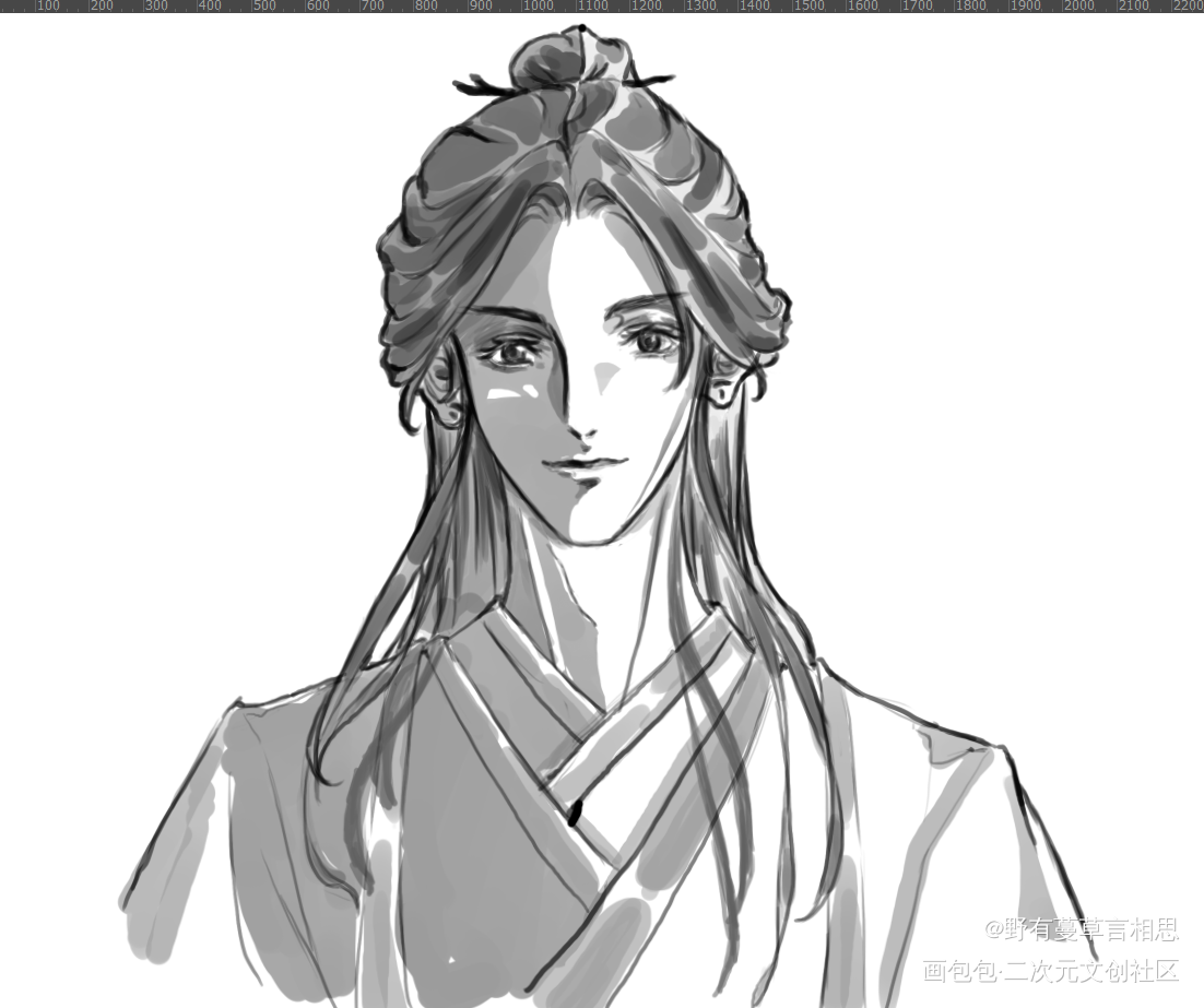 今天啥也没干_天官赐福谢怜绘画作品
