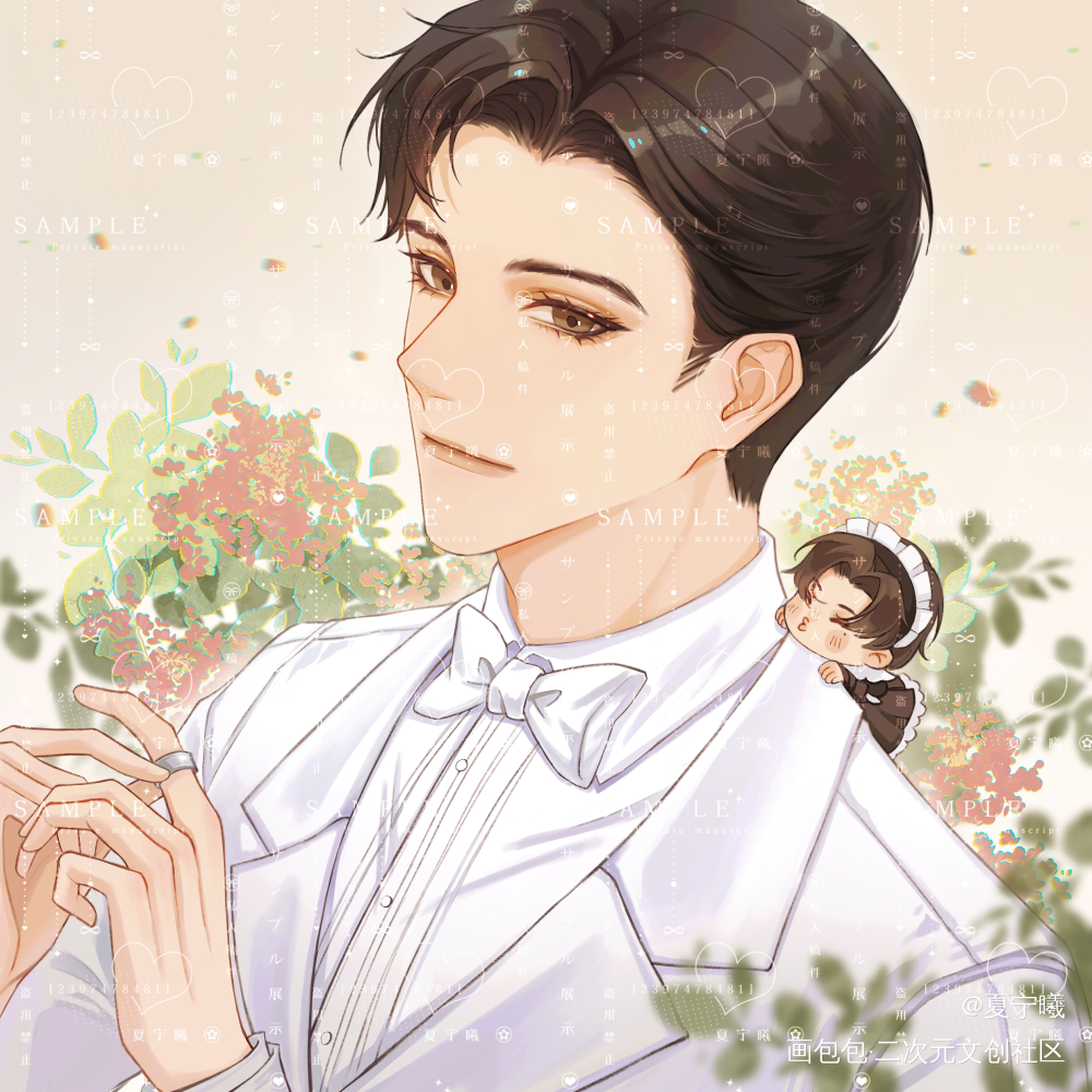 黎朔生贺图🍰_谁把谁当真188男团妹叔黎朔绘画作品