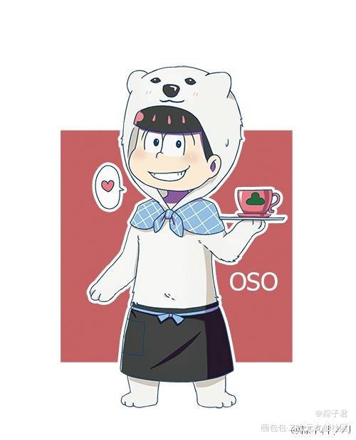 阿松咖啡厅_阿松绘画作品