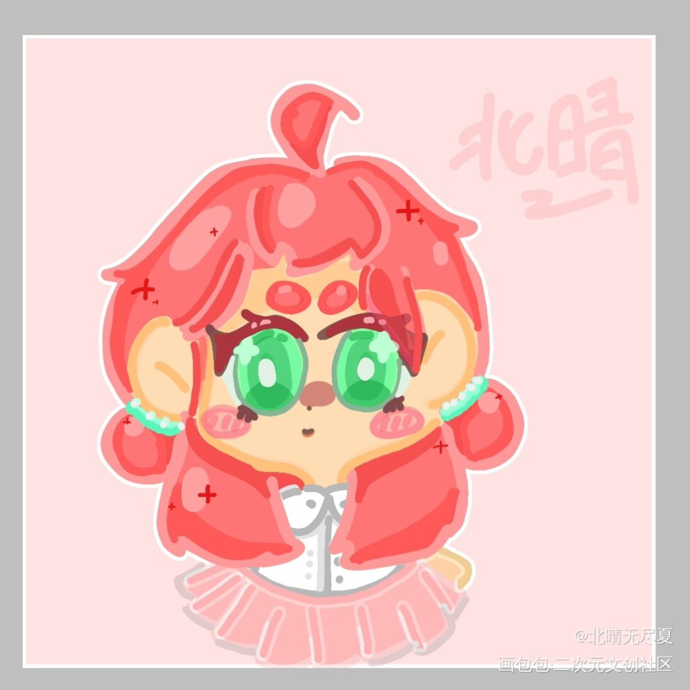小草莓小蓝莓_板绘涂绘画作品