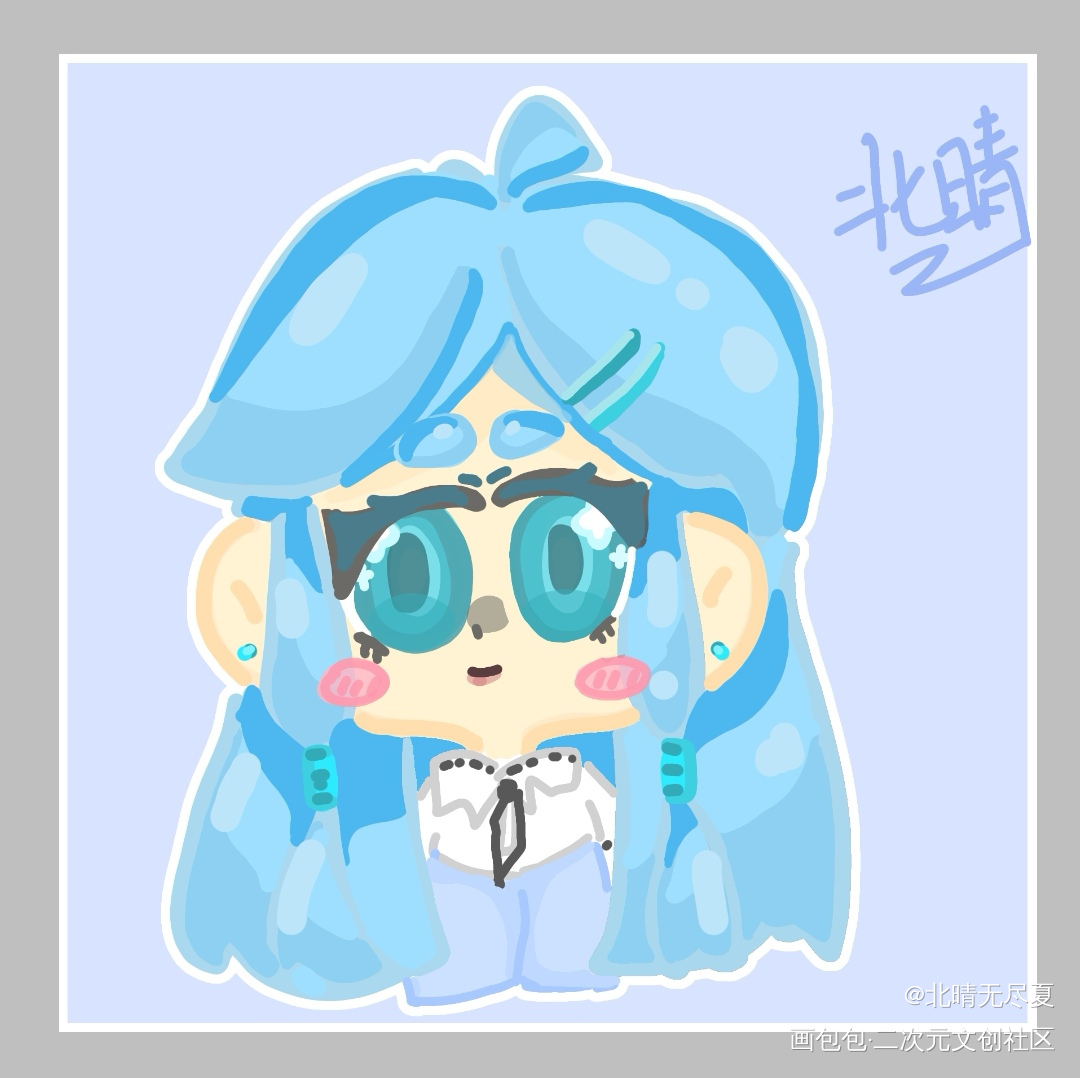 小草莓小蓝莓_板绘涂绘画作品