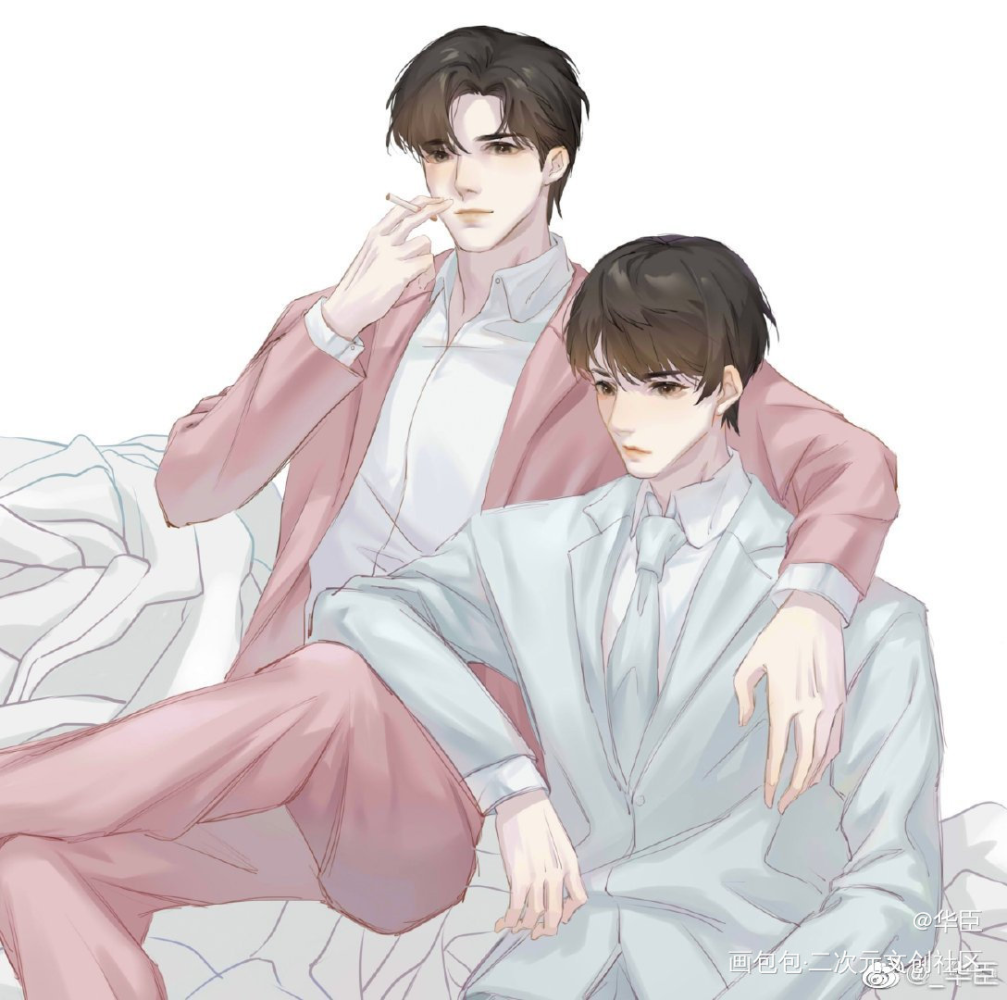 李简夫夫！_你却爱着一个傻逼李简李玉简隋英绘画作品