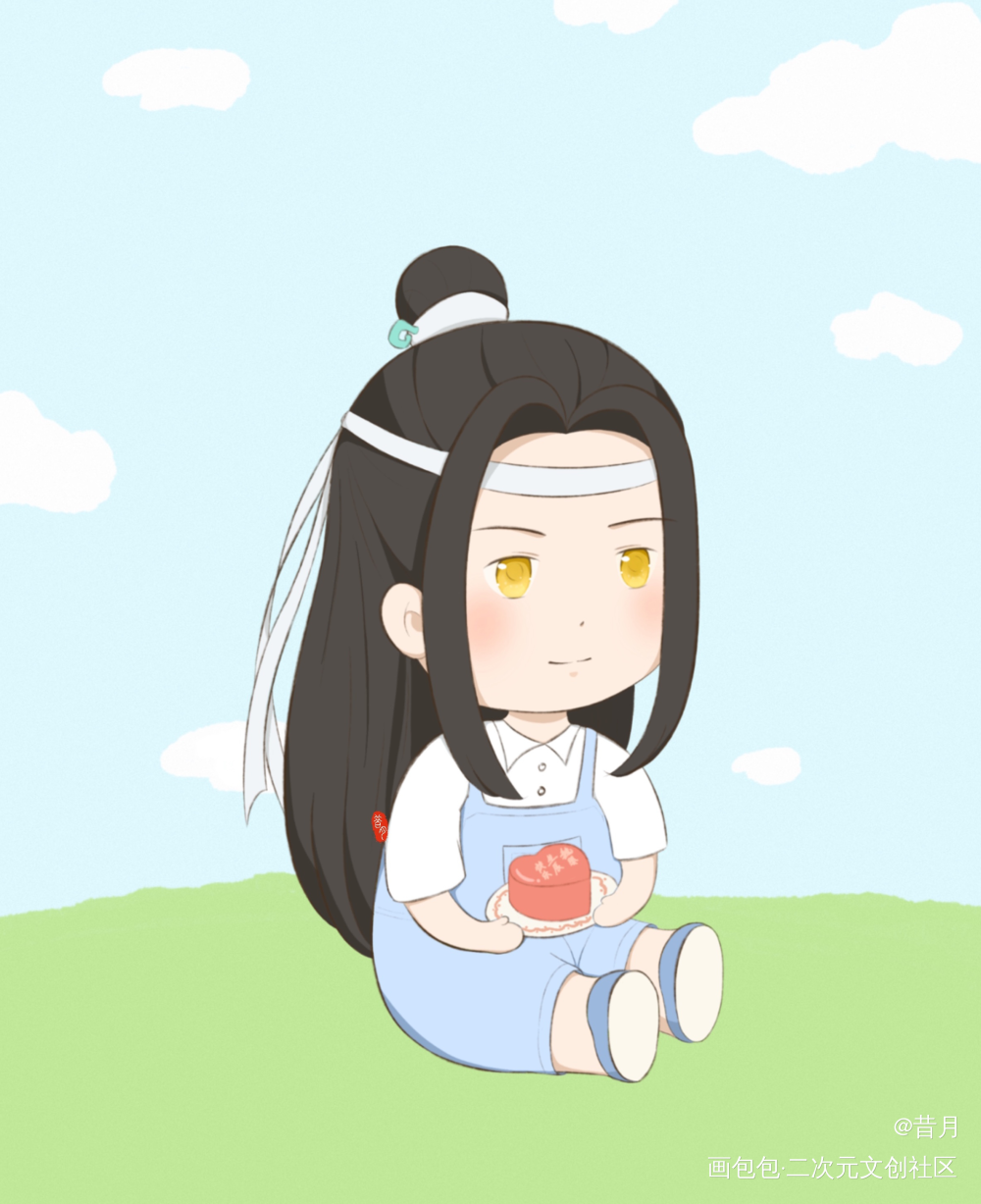 小叽_魔道祖师忘羡Q版绘画作品