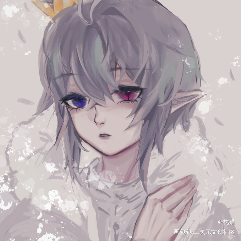 好久没画画了_oc绘画作品