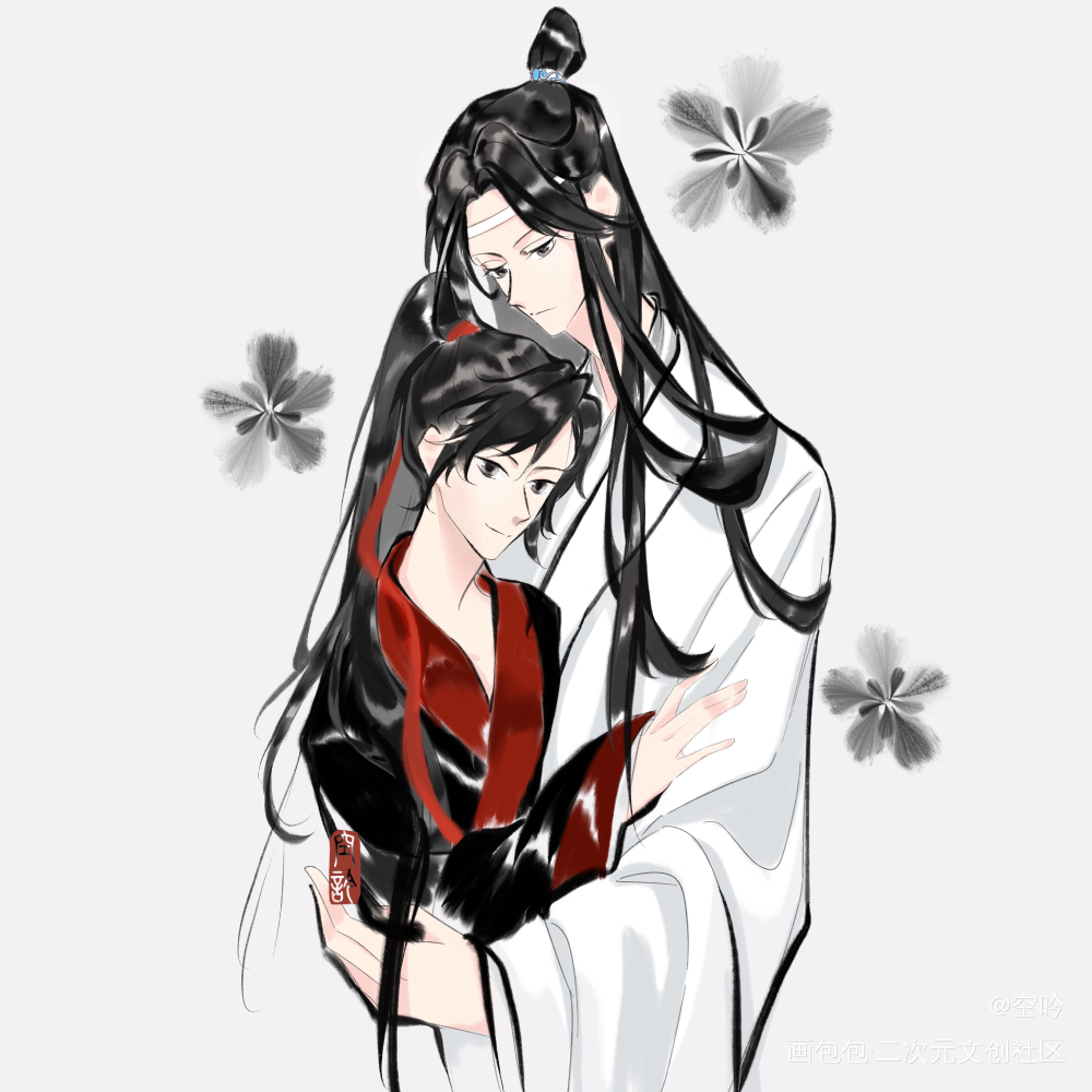 。_魔道祖师忘羡绘画作品