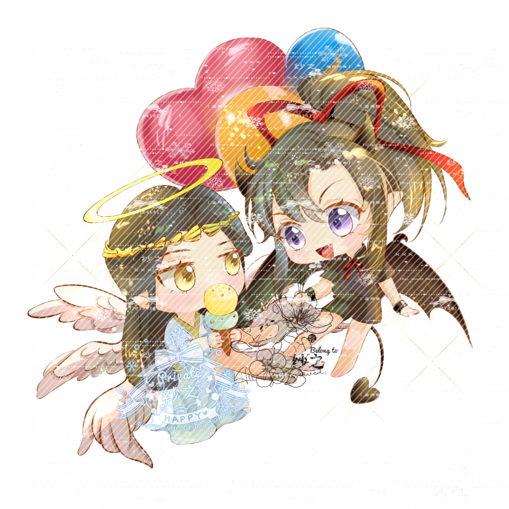 魔道-忘羡-（149）椰子送我_魔道祖师忘羡蓝忘机魏无羡Q版头像同人绘画作品