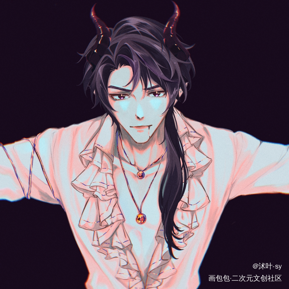 “你困不住我的”_未定事件簿陆景和板绘涂手绘同人绘画绘画作品