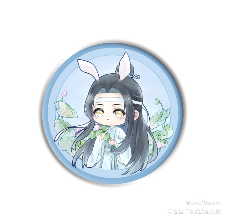 无字版汪叽开个授权_魔道祖师忘羡蓝忘机绘画作品