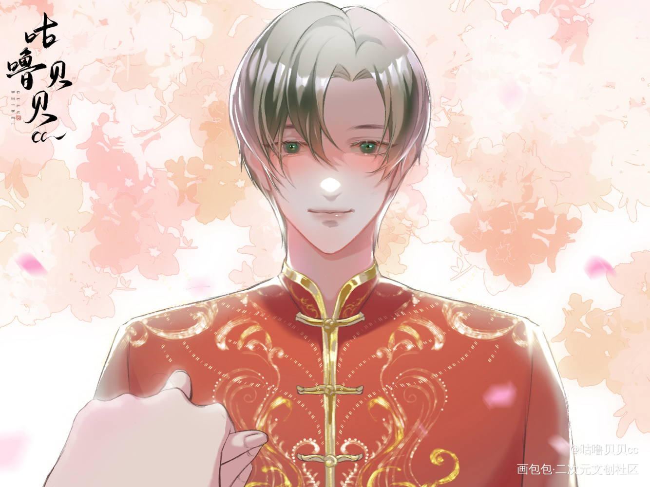 陆言揽星大婚服_人鱼陷落毕揽星陆言绘画作品