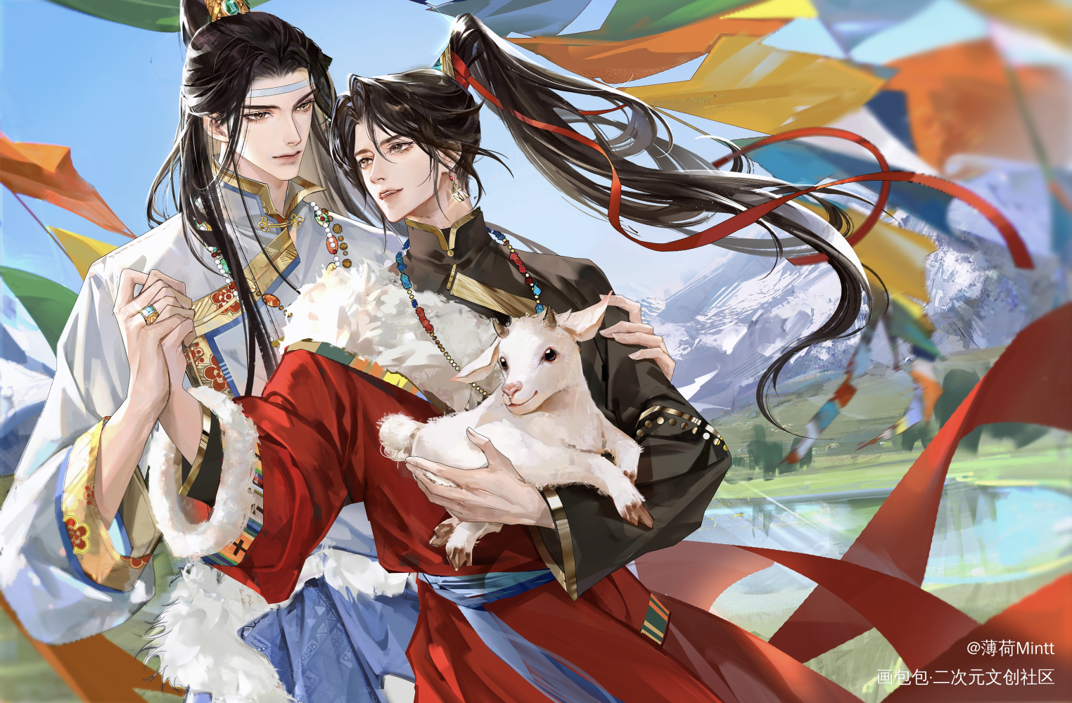 藏服pa_魔道祖师忘羡绘画作品