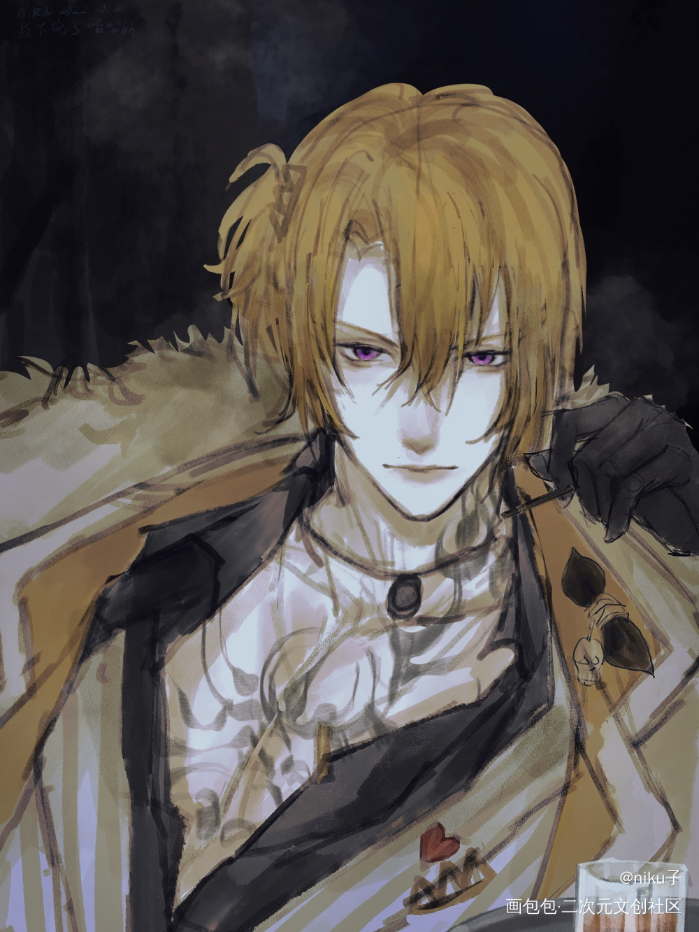 正经马飞鸭。_luca头像同人luxiemLucakaneshiro绘画作品