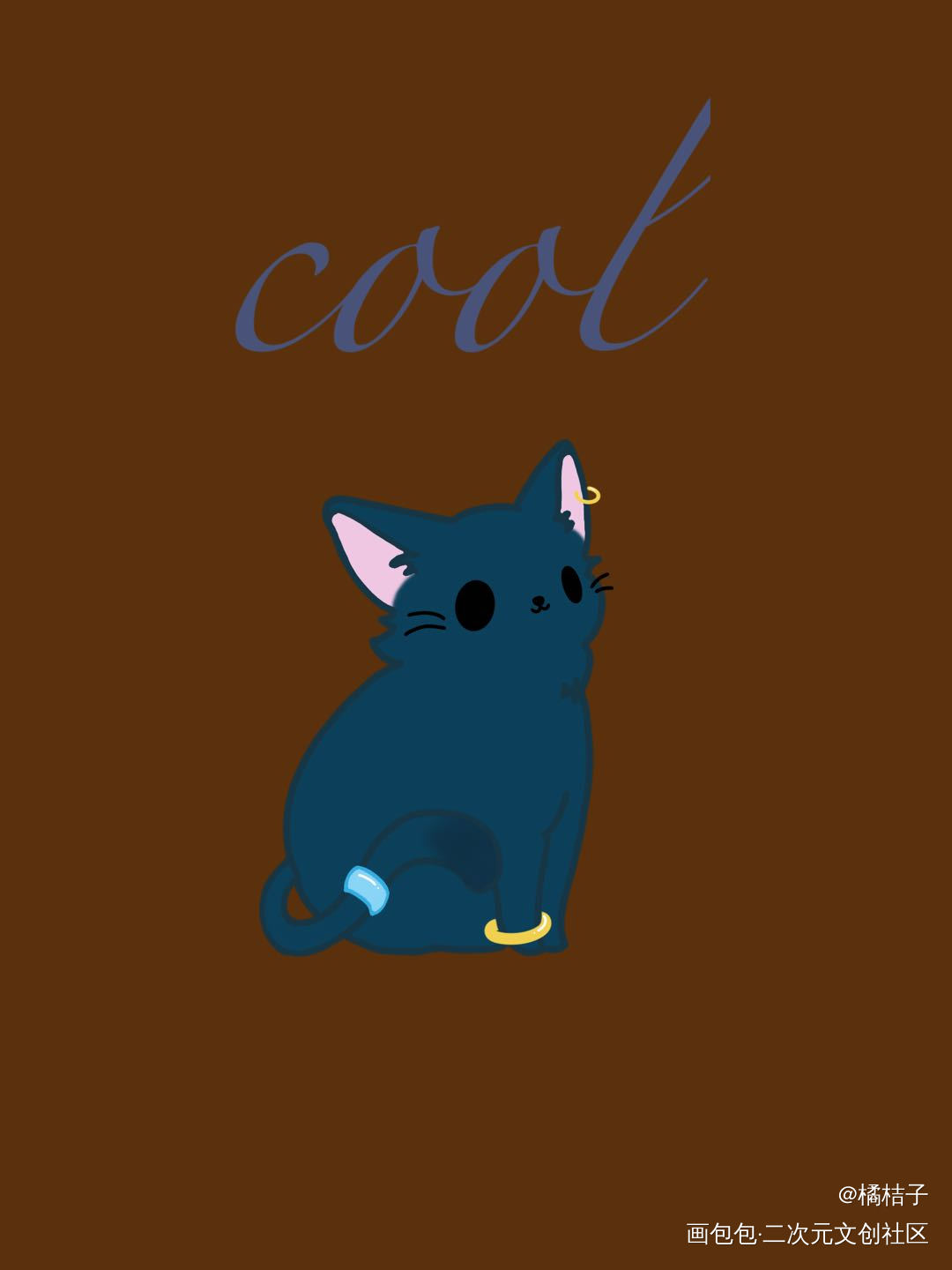 猫猫~_摸鱼页绘画作品
