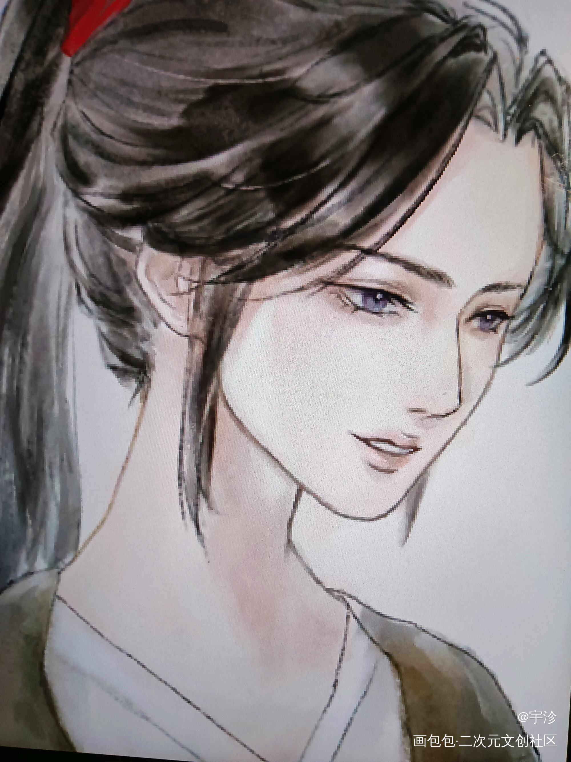 生贺头像_魔道祖师忘羡绘画作品