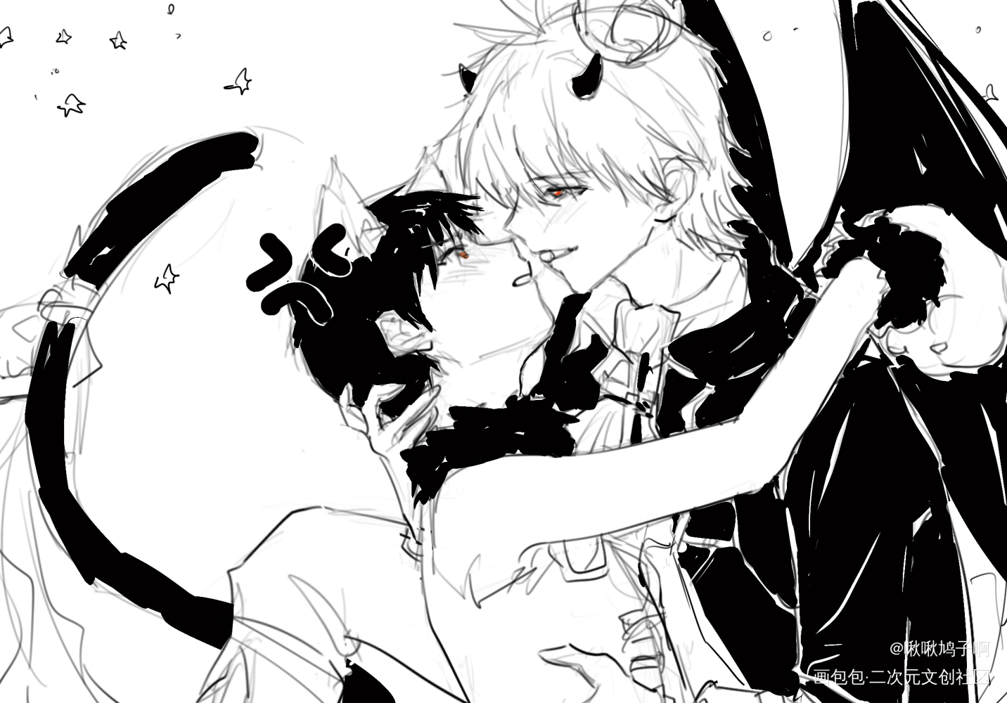Trick or Treat！_EVA板绘涂薰嗣画画绘画练习摸鱼绘画新世纪福音战士绘画作品