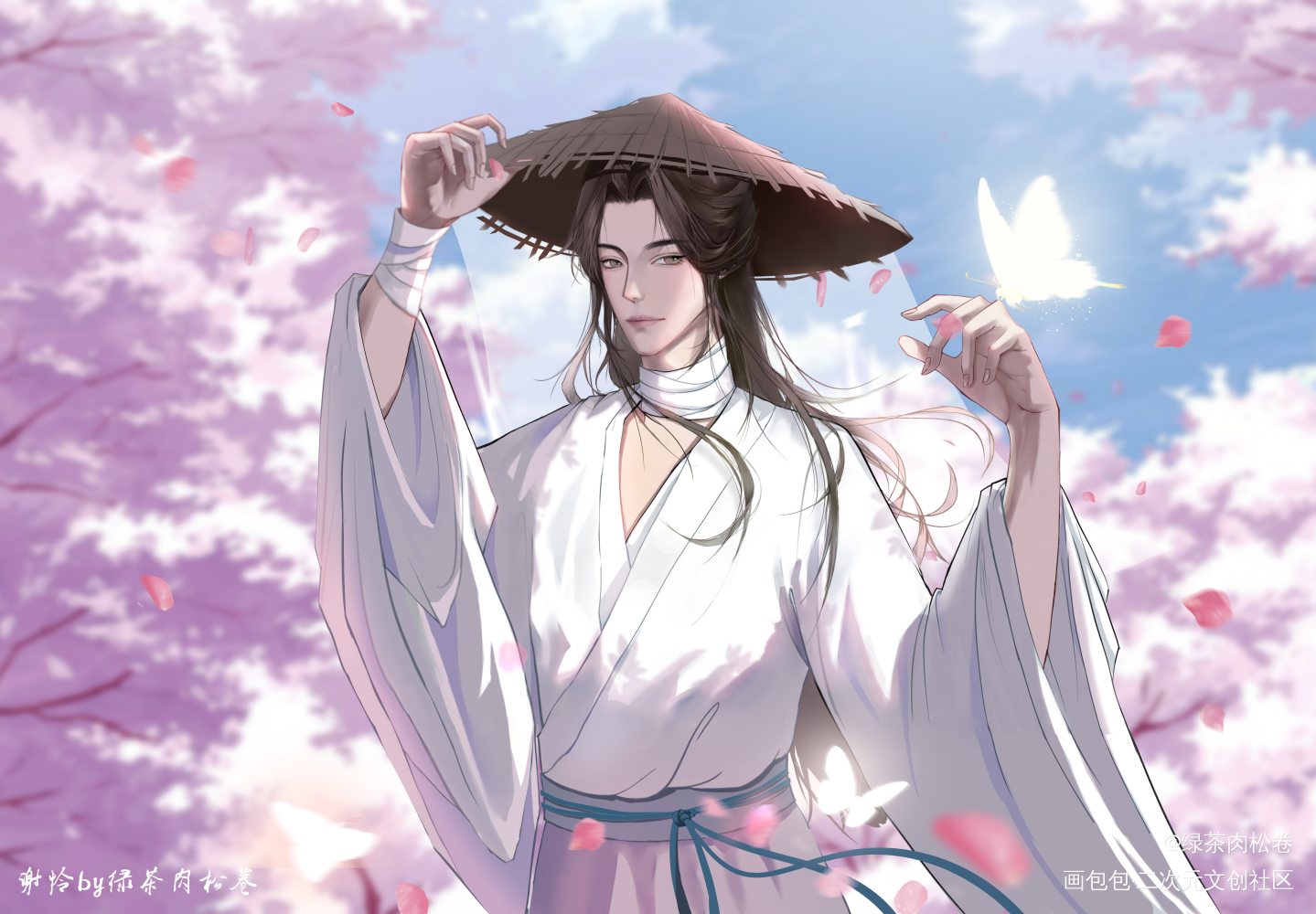 天官赐福，百无禁忌_天官赐福谢怜花城谢怜花城绘画作品