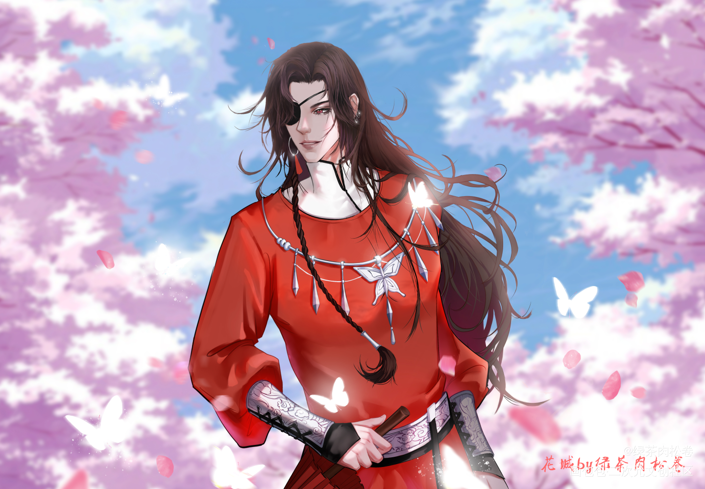 天官赐福，百无禁忌_天官赐福谢怜花城谢怜花城绘画作品