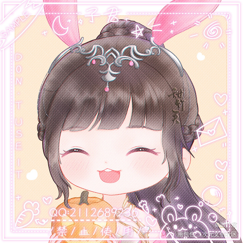 小舞🐰客单展示_斗罗大陆古代Q版小姐姐小舞古风Q版万圣节头像约稿我要上首页约稿绘画绘画作品