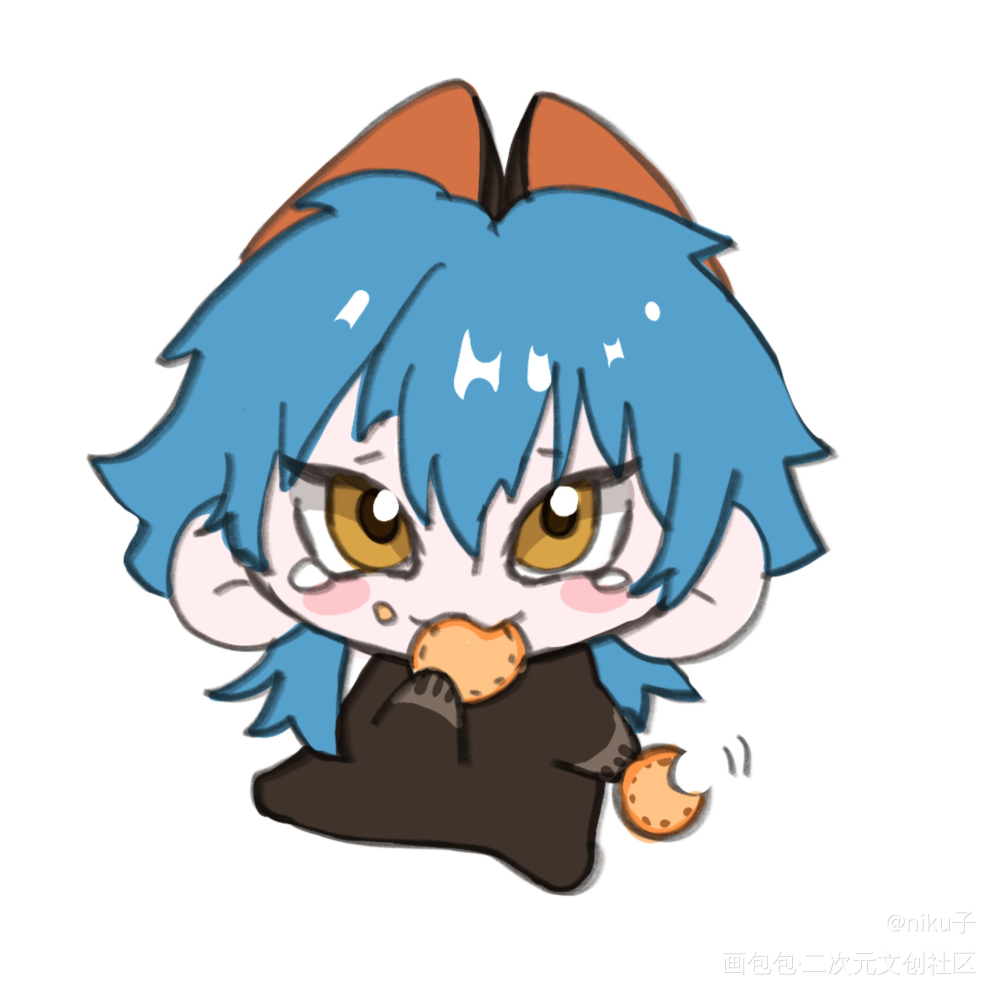 点击领取小苍叶！_戏剧性谋杀同人苍叶procreate绘画绘画作品