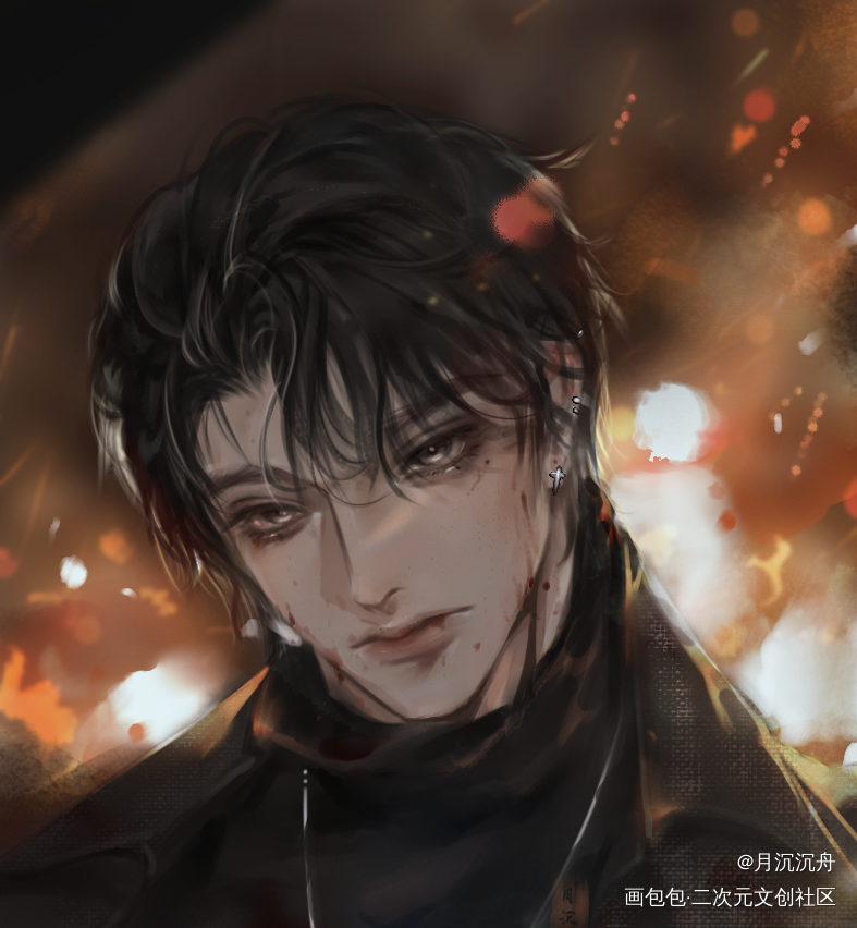188男团  甜辛_188男团黎朔赵锦辛板绘涂水千丞绘画作品