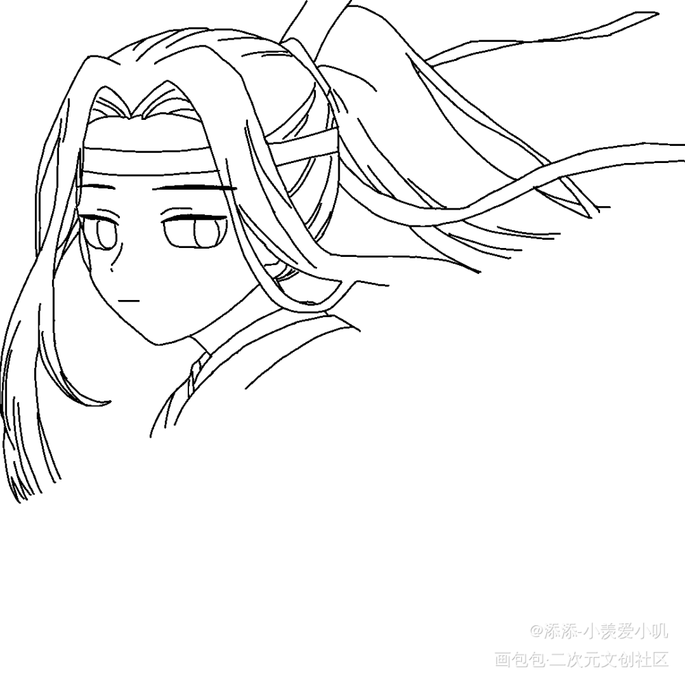叽宝可爱（临摹）_蓝忘机临摹绘画作品