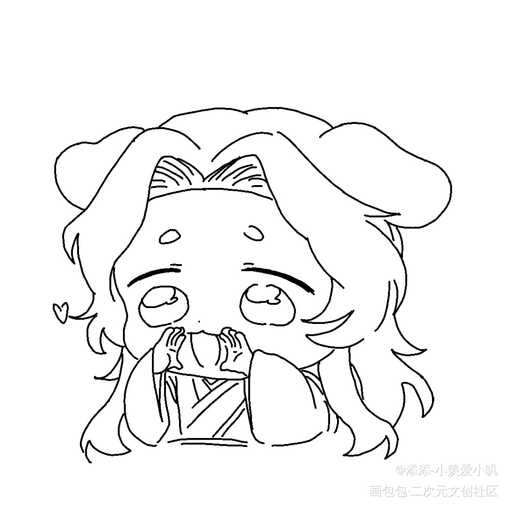 多么可爱的冰狗狗（临摹）_人渣反派自救系统渣反同人创作大赏临摹绘画作品