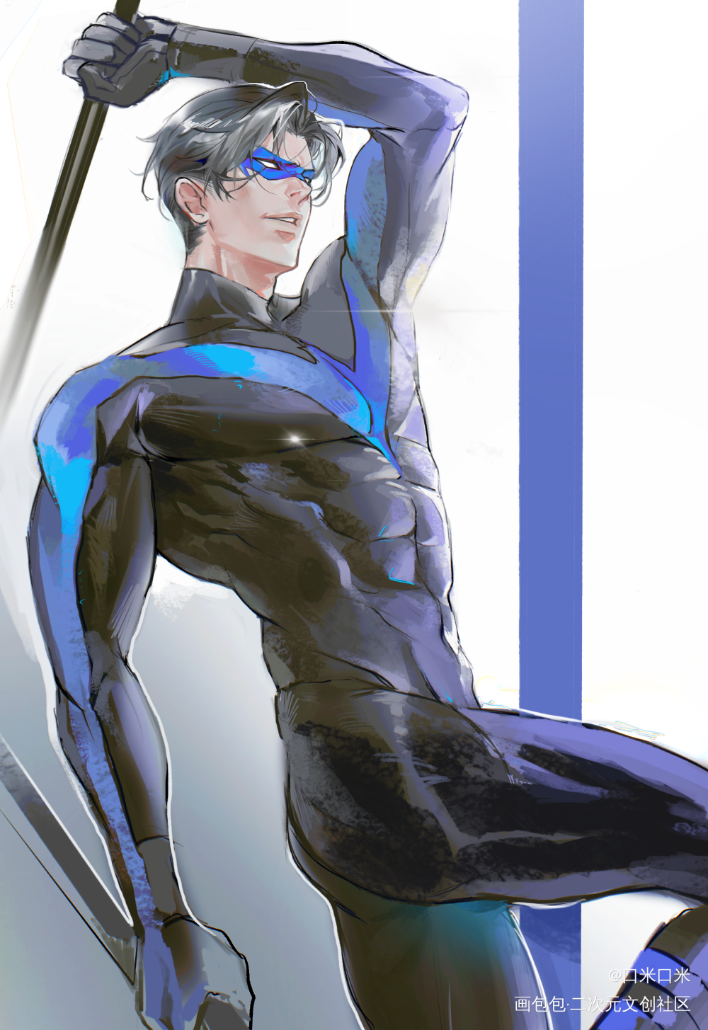最近摸的一些翅_nightwingDC绘画作品