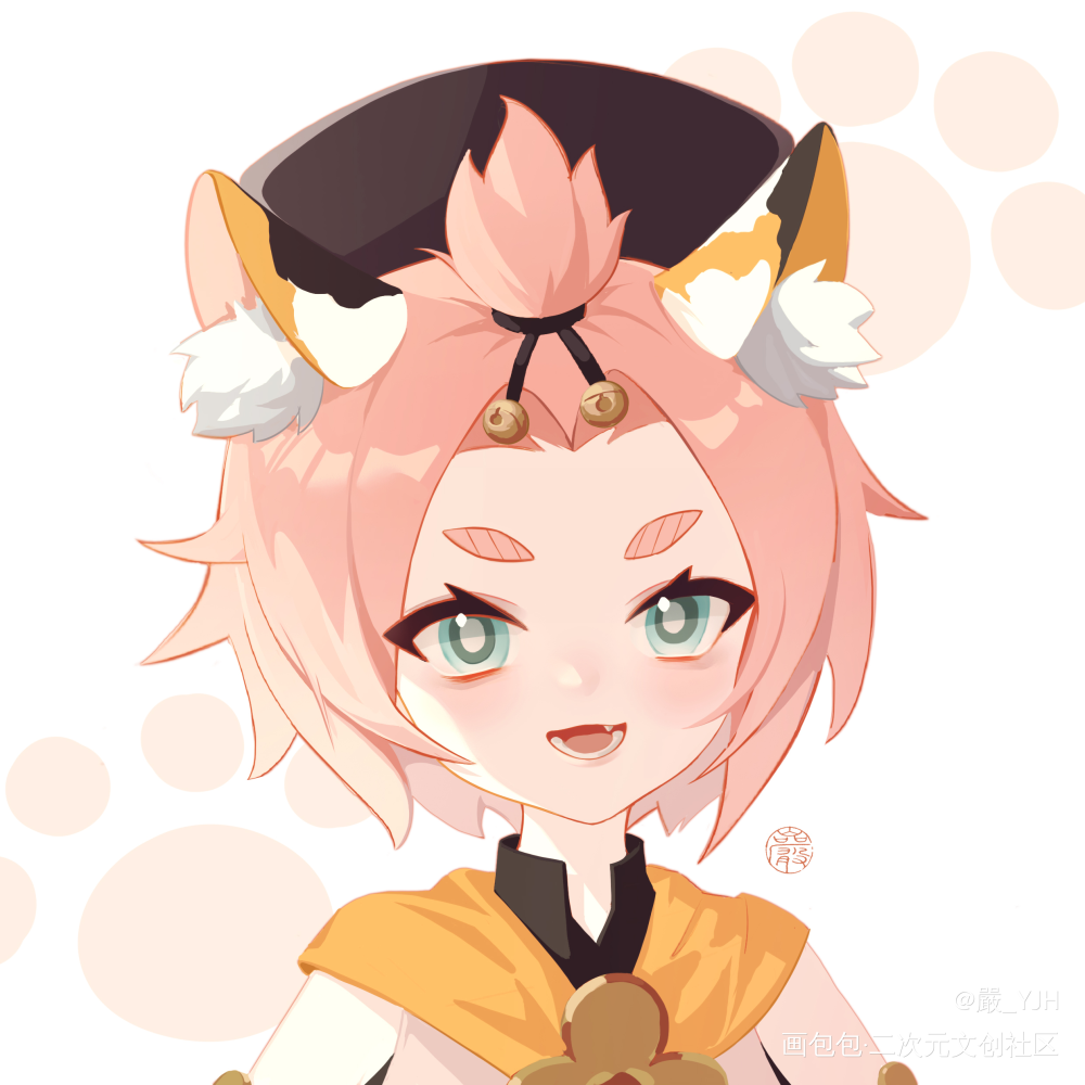 迪奥娜🐾_原神迪奥娜头像同人板绘绘画绘画作品