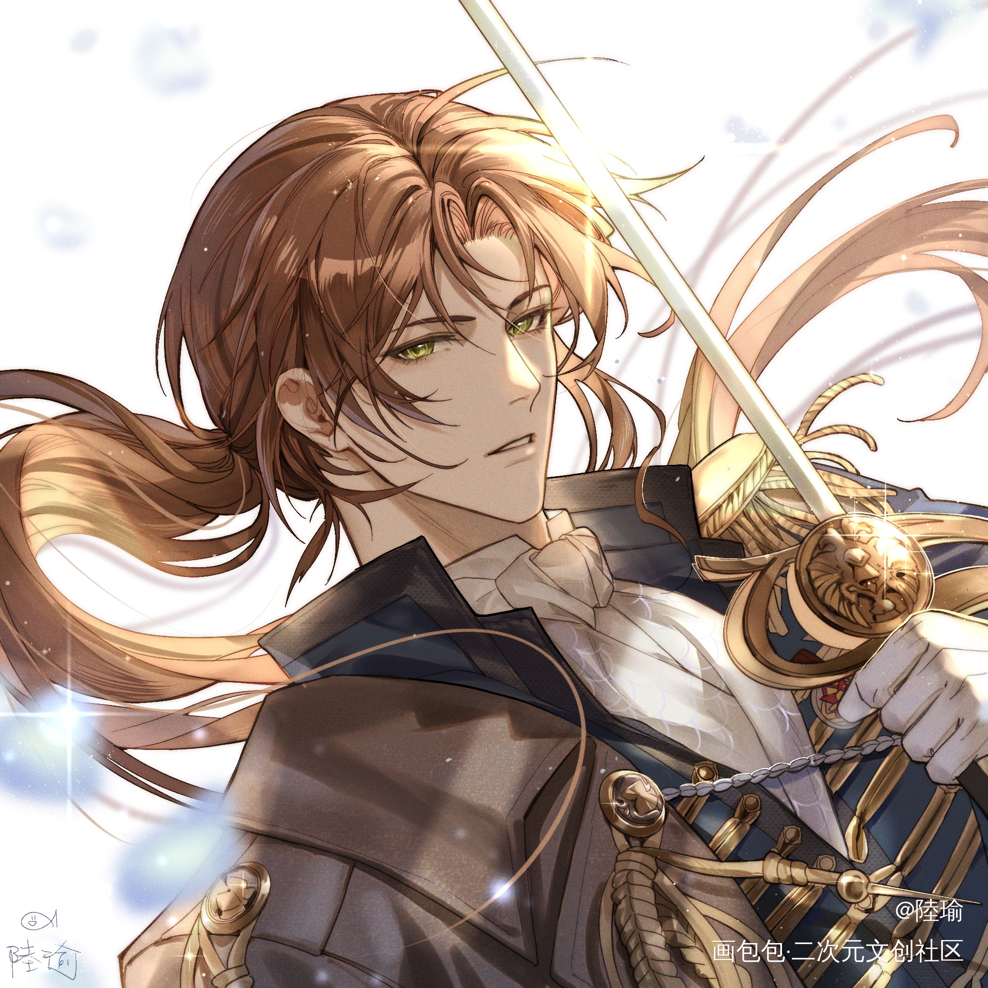 _光与夜之恋夏鸣星绘画作品