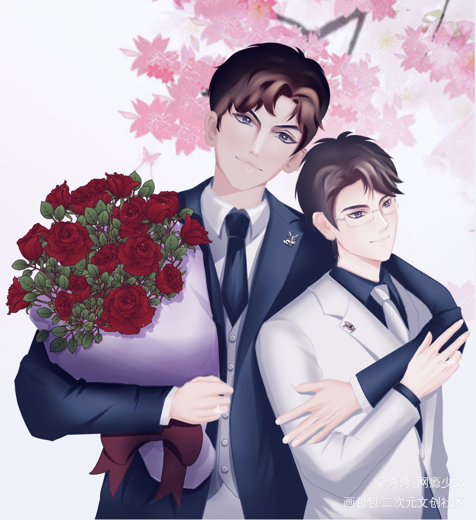 顾总，生日快乐🎂_针锋对决188男团原顾原炀顾青裴顾青裴绘画作品