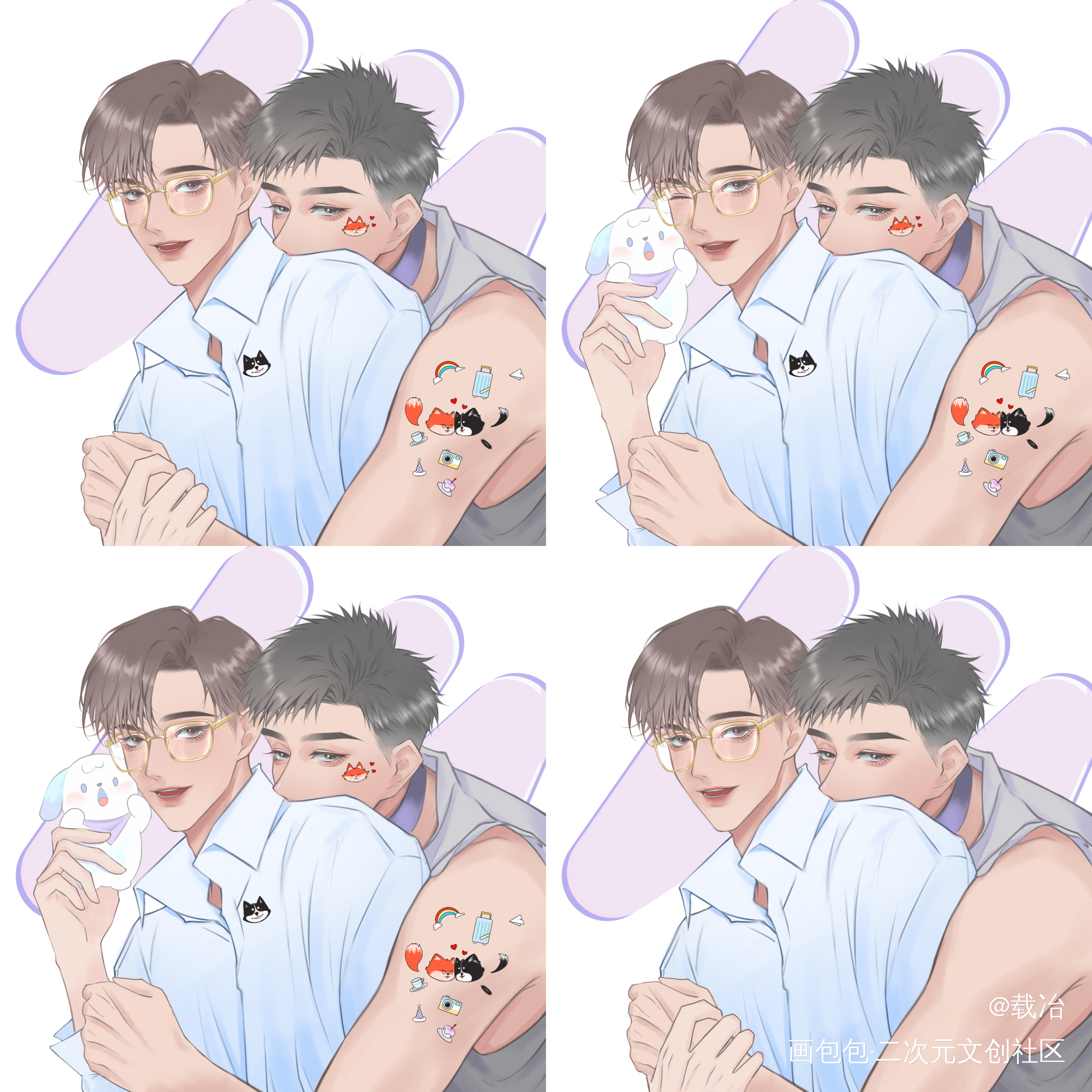 小顾生日快乐！！！_针锋对决188男团原顾绘画作品