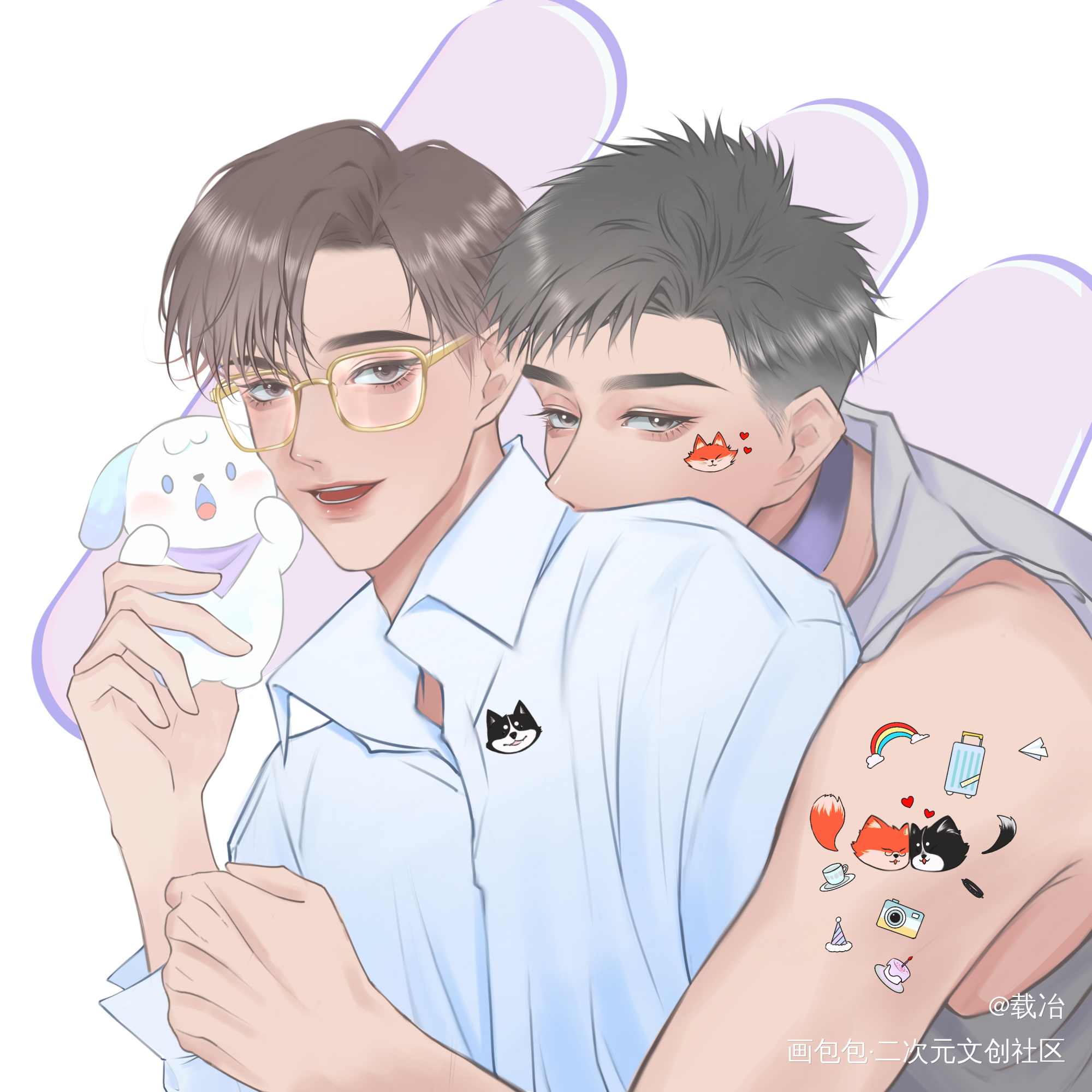 小顾生日快乐！！！_针锋对决188男团原顾绘画作品