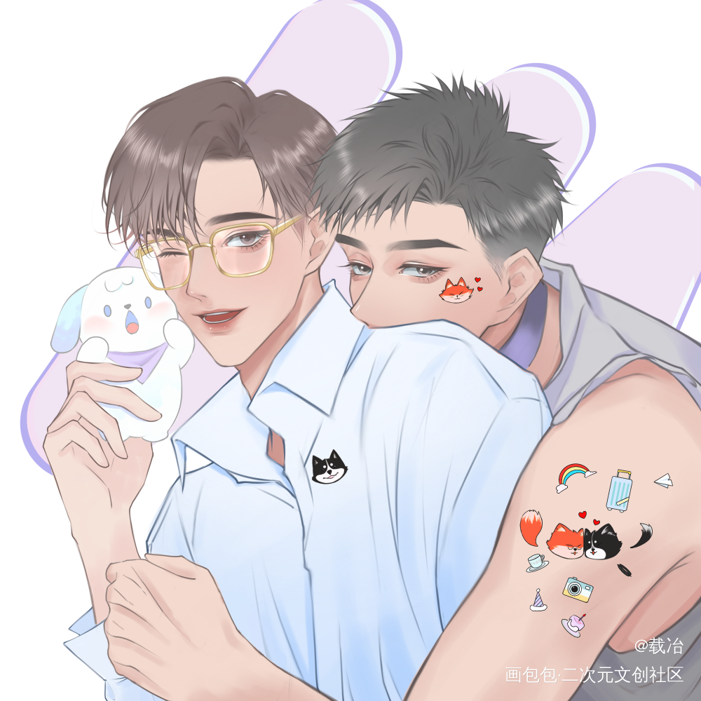 小顾生日快乐！！！_针锋对决188男团原顾绘画作品