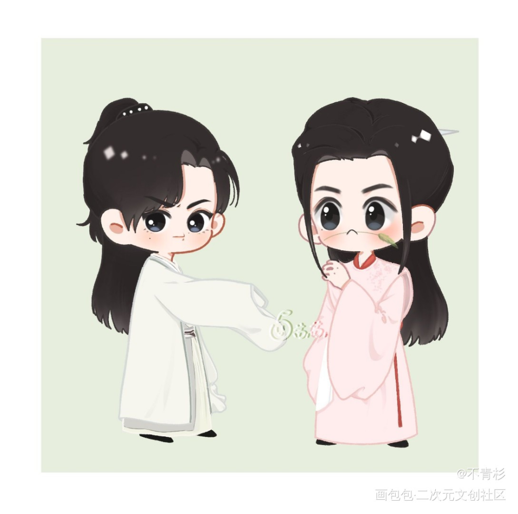 山河令_山河令板绘涂绘画作品